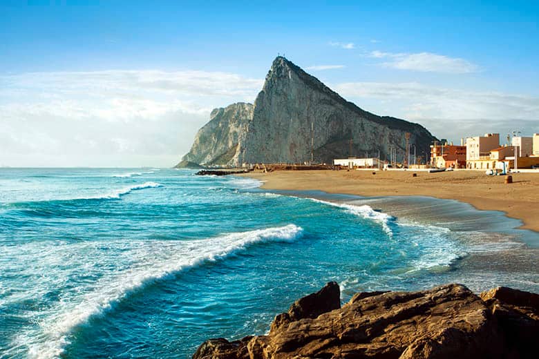 Der Felsen von Gibraltar - weniger als eine Stunde von Ihrer Villa entfernt